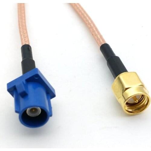 2pcs 15CM CABLE Fakra C to sma Adapter Plug to SMA Male GPS Antenna Fakra Extension Cable RG316 Pigtail