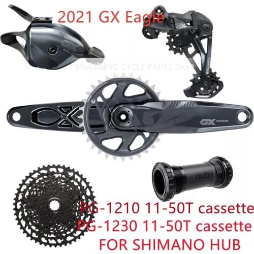 2021 SRAM GX EAGLE 1x12 Speed group 11-50T PG-1230 PG-1210 cassette Kit DUB Crankset Trigger Shifter Rear Derailleur YBN Chain