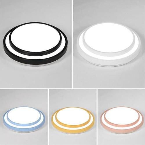 3CCT Dimmable Ceiling Lights 18W 28W 36W Fashion Double Layer Panel Ceiling Lamp For Kitchen Bedroom Livingroom