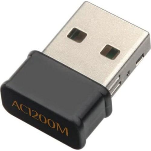 AC 1200m wifi dongle Wireless Network Card 2.4g/5.8g Mini wi-fi Usb Gigabit Wireless Network Card Wifi adpter RTL8812