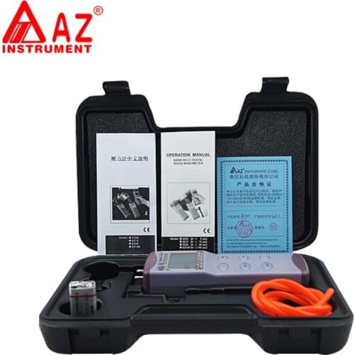 AZ82100 pressure gauge range:0- 100psi Manometer Digital Pressure Gauge Differential Pressure Meter manometro digital