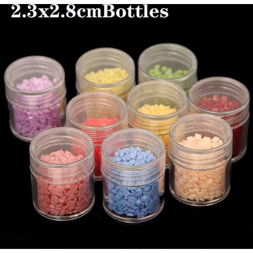 5/10/30/60 Bottles Diamond Painting Accessories Container Bottles Diamond Painting Tools Crystal Bead Storage jar