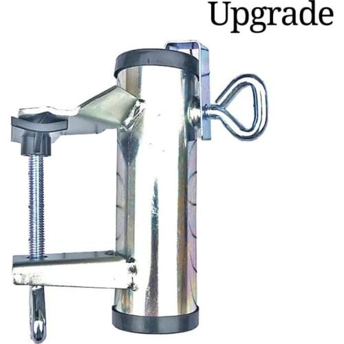 Flexible Heavy Duty Parasol Holder Stainless Steel Parasol Stand Fixed Clip For Garden Balcony Umbrella Railing Fixed Bracket