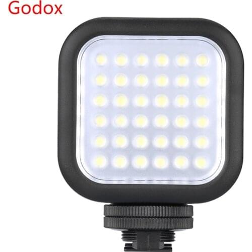 Godox LED36 5500 - 6500K Camera Led Lighting SLR LED36 Video Light Outdoor Photo Light for for DSLR Camera Camcorder mini DVR