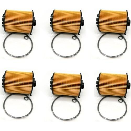Yubao 6Pc Oil Filter #31372212 For Volvo S60 S80 V60 XC60 XC70 2015-2017 New 31372214