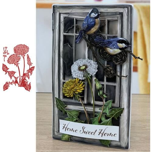 Wild Wishes Metal Cutting Dies Scrapbook Diary Decoration Stencil Embossing Template DIY Greeting Card Handmade New for 2021