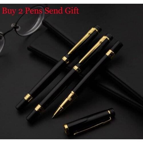Fashion Design Full Metal Luxury Writing Roller Ballpoint Pen Office Executive Business Men Gift Pen Buy 2 Pens Send Gift