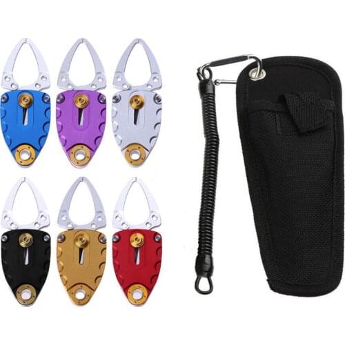 Mounchain Alluminum Alloy Mini Fish Grip Portable Fishing Lip Grip Fish Control Tool