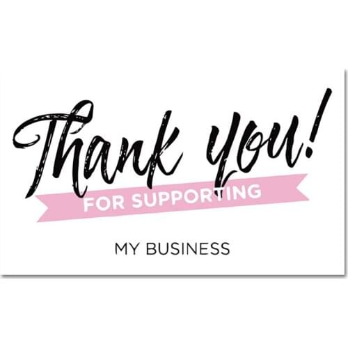 10-30pcs Thank You For Your Order Mini Card Pack Thank You For Supporting Small Business Card Multipack Small Business Note Card