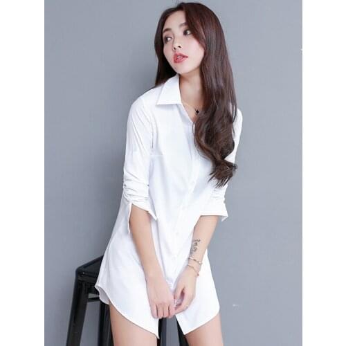 5XL White Wedding Nightwear Woman Sleepwear Seductive Boyfriend Shirt Sleep Tops Lingerie Home Clothing Loose Sleeping Shirt