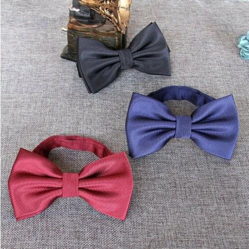 Plain Bow Ties Mens Bowties Tuxedo General Party Butterfly Jacquard Bowtie, 200pcs