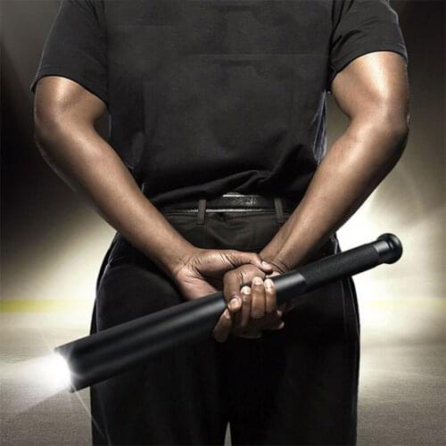 Baseball Bat LED Flashlight T6 Super Bright Aluminium Baton Defense Self-defense Stick Mace Emergency and Self Defense Torch