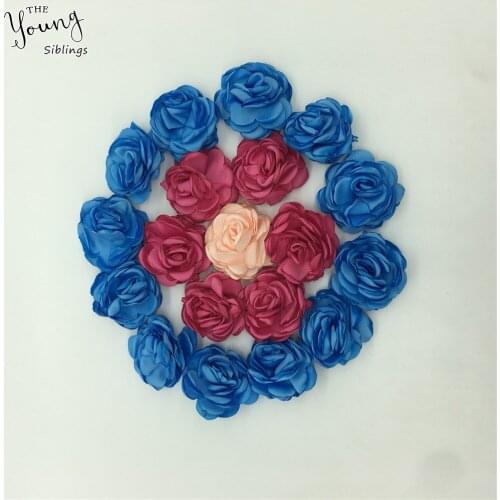 Romantic Rose Artificial 3D flower for Home decoration Bride Wedding dress party Silk Flowers DIY Clothing Hats Accessories