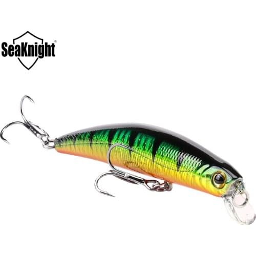 SeaKnight SK025 Minnow Fishing Lures 100mm 11g 0-0.5M Hard Bait Floating Minnow Z Line Swimming Lures Strong Hook Fishing Bait