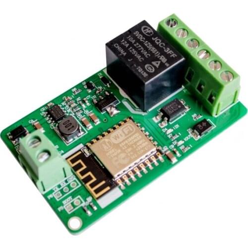 New Arrival 1Pcs Green ESP8266 10A 220V Network Relay WIFI Module Input DC 7V~30V ESP8266 wifi Modules