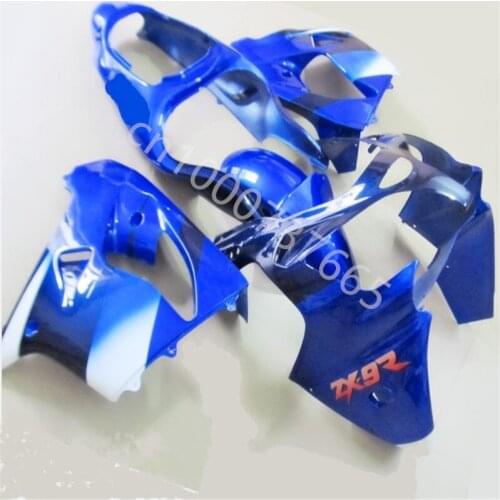 Blue white ABS Motorcycle Fairing kit for KAWASAKI Ninja ZX-9R 00-01 ZX9R ZX 9R 00 01 ZX 9R 2000 2001 Fairings set