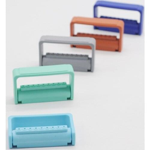 Dental FG 1.6mm 9 Holes Bur Holders Autoclavable Diamond Burs Block 1Pcs For Lab Supplies