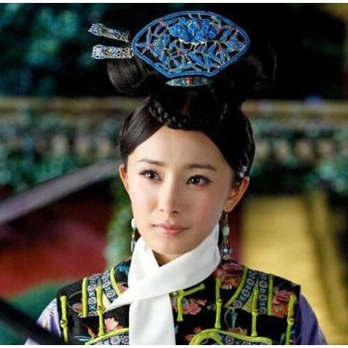 TV Play Exclusive Hair Stick Traditional Pinach Artwork Pinach Princess Hair Sticks Imitate Antique Old Silver Hair Sticks