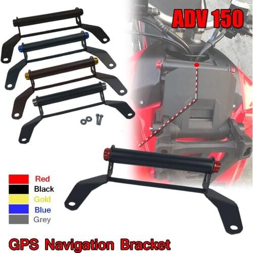 Motorcycle Parts Adjustable CNC GPS Navigation Support Mobile phone Holder Bracket for Honda adv150 ADV 150 2019 2020