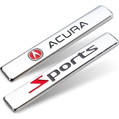 1Pcs Metal Auto Emblem Badge Sticker Car Styling Decal Accessories For Acura TSX MDX RL RDX RSX Integra TL NSX TLX ILX ZDX RLX