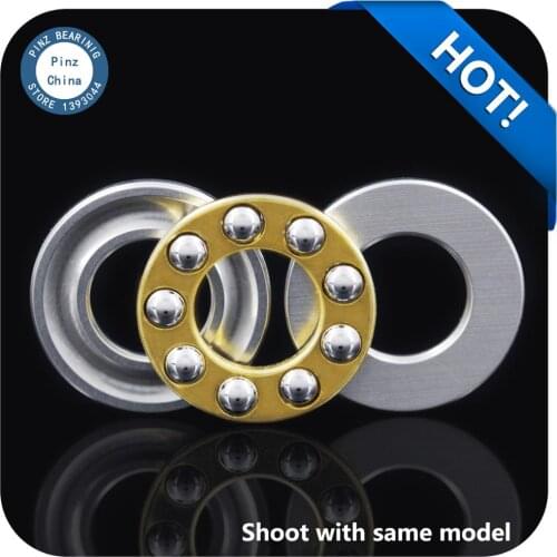 10pcs Miniature Plane Bearing F8-22M 8*22*7mm Plane Thrust Ball Bearing Miniature Axial Ball Thrust Bearing