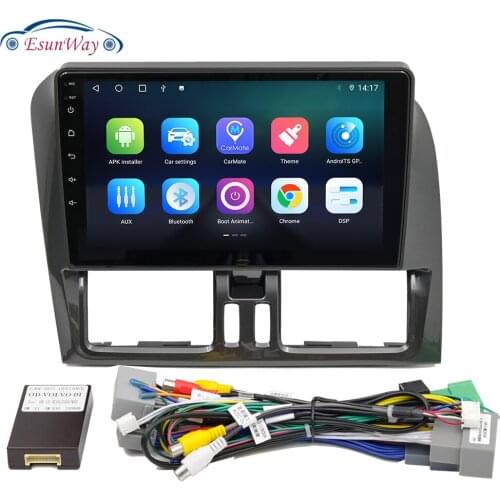 Android 10 Car Radio For Volvo XC60 2009-2017 Stereo Multimedia Player GPS Navigation BT Carplay DVD