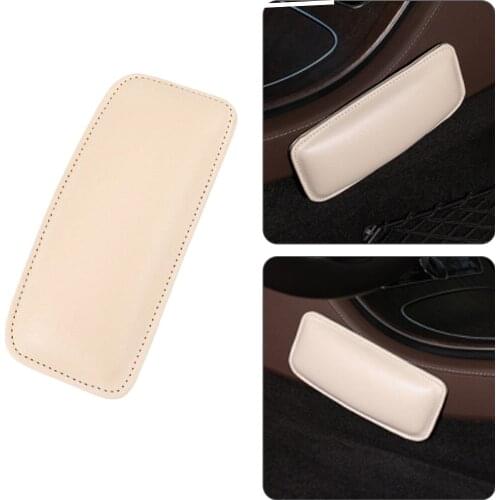 Car Leather Leg Cushion Knee Pad Pillow Thigh Support Seat Door Armrest Leg Pad Drop Shipping Drop Shipping