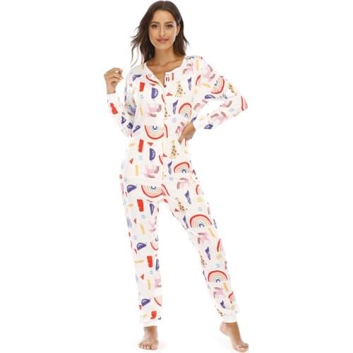 Kigurumis Cute Kawaii Onesie Pajama Home Jumpsuit Women Adult Overalls Soft Sleepwear S L XL XXL