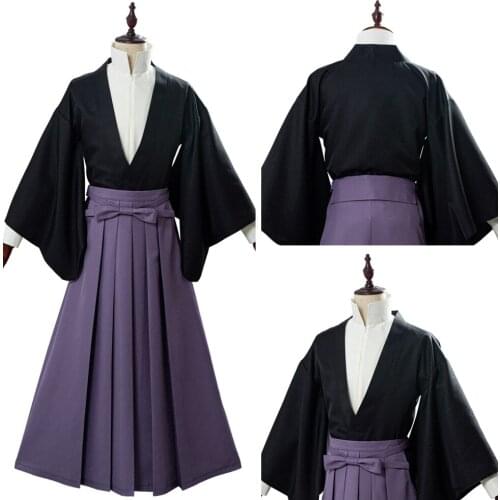 Toilet Bound Hanako Kun Cosplay Tsukasa Yugi Cosplay Costume Hakama Pants Samurai Kimono Set Kendo