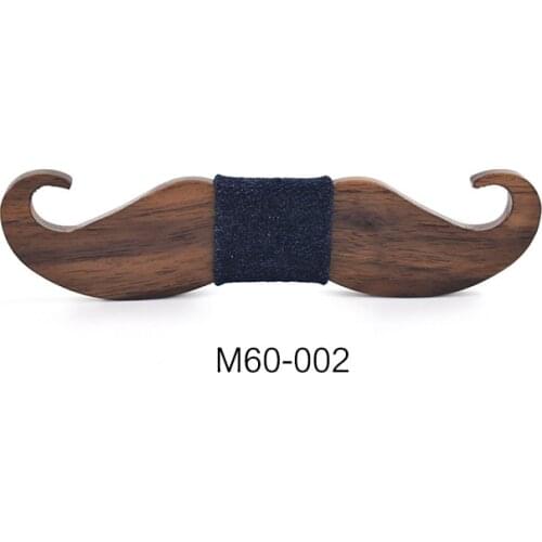Linbaiway Fashion Wooden Bowtie Novelty Handmade Mens Shirt Wood Bow Ties Neckwear Business Butterfly Wedding Gentleman Bowtie