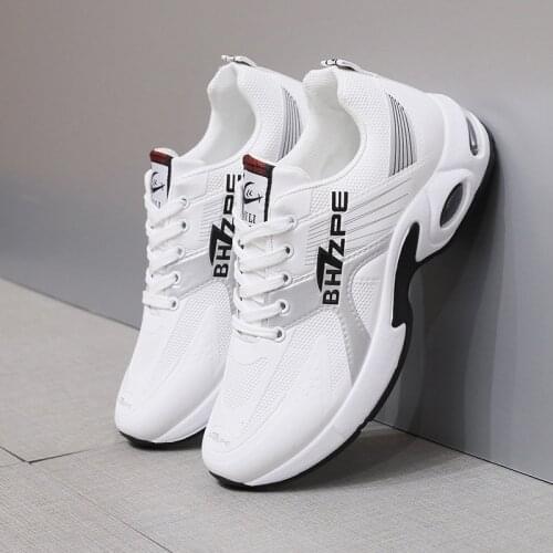 Mens Shoes Fashion Running Shoes Shock Absorbing Mens Sports Shoes Comfortable Casual Jogging Shoes Outdoor Fitness Trainers