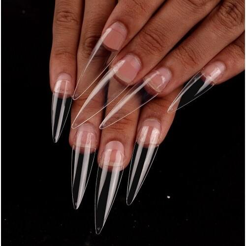 100p Lengthened Half-covered Fake Nails Perfect Length Nail Tool Accessories For Professionals