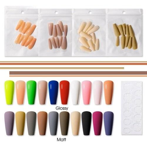 Nail French Tip Easy to Stick Extending Ultra Thin Fake Nail Art Extension Press On Tips for Female Nails Salon Accessories