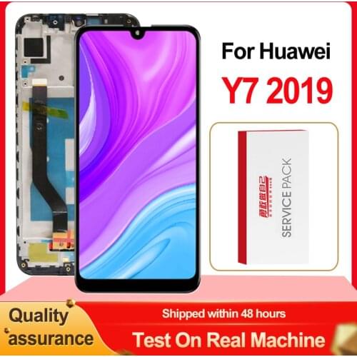 Tested 6.26'' For Huawei Y7 2019 LCD DUB-LX3 DUB-L23 DUB-LX1 LCD Display Touch Screen Digitizer Assembly Y7 Prime 2019 IPS LCD