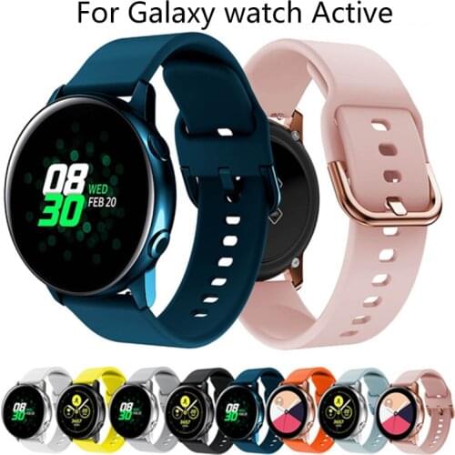 Sport Strap FOR Samsung Galaxy Watch Active 2 40/44mm S2 wrist bracelet watchband 20mm Watch strap Galaxy watch 3 41mm Band