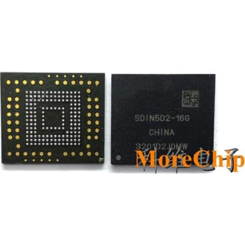 SDIN5D2-16G eMMC BGA Chip NAND Flash Memory IC 16GB Soldered Ball 2pcs/lot
