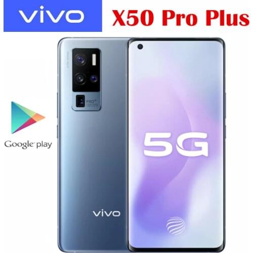 Original Official VIVO X50 Pro + Plus 5G Cell Phone Snapdragon 865 6.56inch 120Hz 2376x1080P AOMLED 50MP Camera 44W Fast Charge