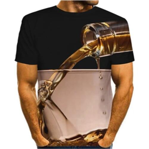 TUNSECHY Men's T-shirts With Inscriptions