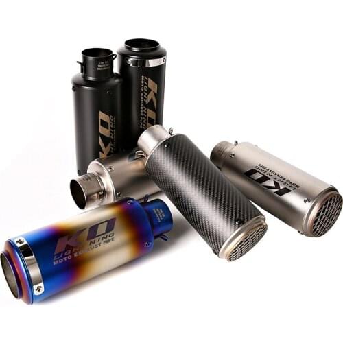 Universal 38-61 mm Motorcycle Exhaust Pipe Dirt Bike ATV Rear Muffler Removable DB Killer Escape Z1000 ZX6R YZF-R1 R6 S1000RR