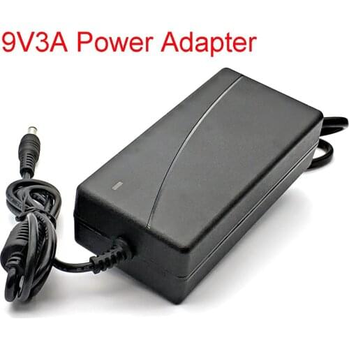 AC 110-240V DC9V 3A Universal Power Adapter Supply Charger Adaptor Eu Us for LED Light Strips
