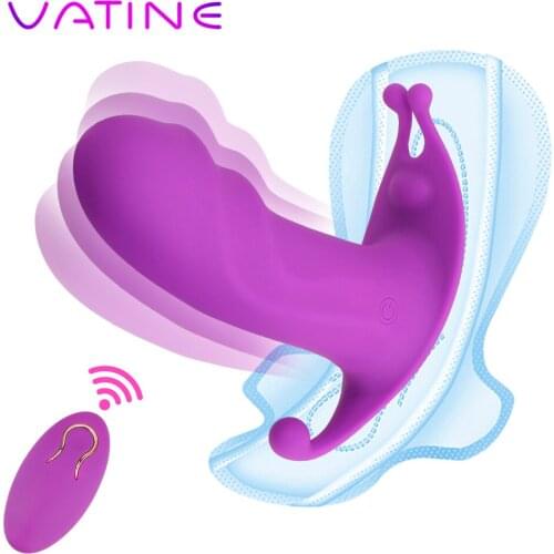 VATINE 10 Speed Wearable Panties Vibrator Clitoris Stimulator Wireless Remote Control Sex Toys for Women Dildo Vibrator