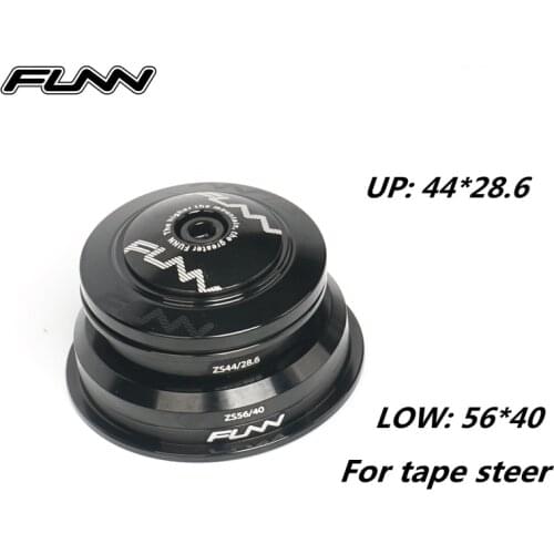 FUNN CNC Bearing Bicycle MTB Headset 44 56 Integral 42 52 Road Bike 28.6 1-1/8" 1.5" 40MM Tape Steer Tube Intergrated Head Parts