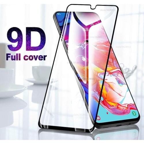 9D Tempered Glass For Samsung Galaxy A10 A20 A30 A40 A50 Screen Protector for Samsung A 10 20 30 40 50 Full glue Protective Film