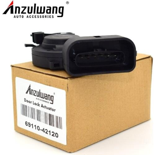 ANZULWANG 1Pair Door Lock Actuator 6PINS Front Left 69120-42080 & Front Right 69110-42120 For TOYOTA TRUCK-RAV4 2AZFE 2001-2005
