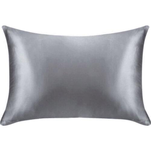 100% Queen Standard Satin Silk Soft Mulberry Plain Pillowcase Cover Chair Seat Square Pillow Cover Home