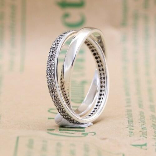 2021 New Free shipping Authentic 925 Sterling Silver Sweet Promise Rings For Women European Original DIY Jewelry Ring
