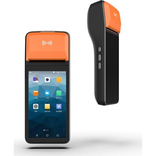 4G+Wifi+Bluetooth Android 7.1 Smart Handheld POS Terminal with NFC and Thermal Printer R330