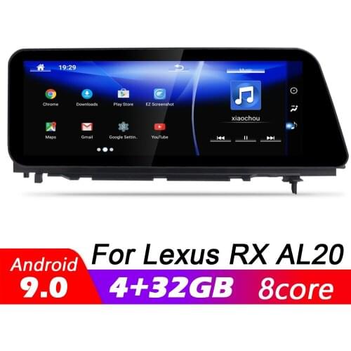 Android 9.0 8 core 4+32G For Lexus RX AL20 350 450 2015~2020 Car multimedia Player Navigation GPS radio WiFi BT