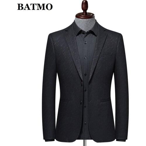BATMO 2021 new arrival high quality Wool blazer men,male jackets ,plus-size M-4XL 1683