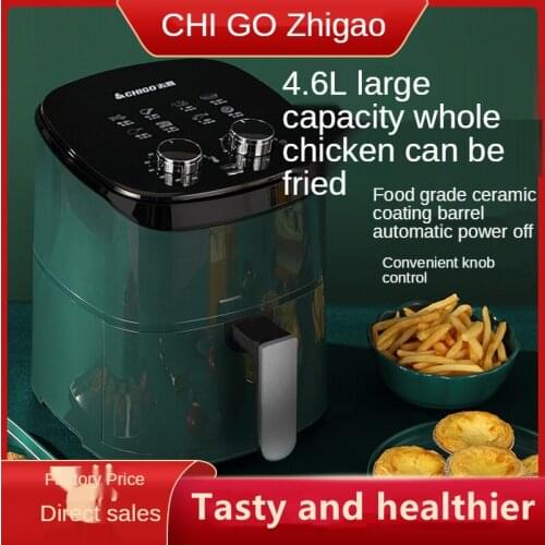 6L Oil-free Smart Fryer Home Cooking Micro Whirlwind 360° Baking Touch Screen Oil-free Air Fryer Electric Oven Event Gift SP0187